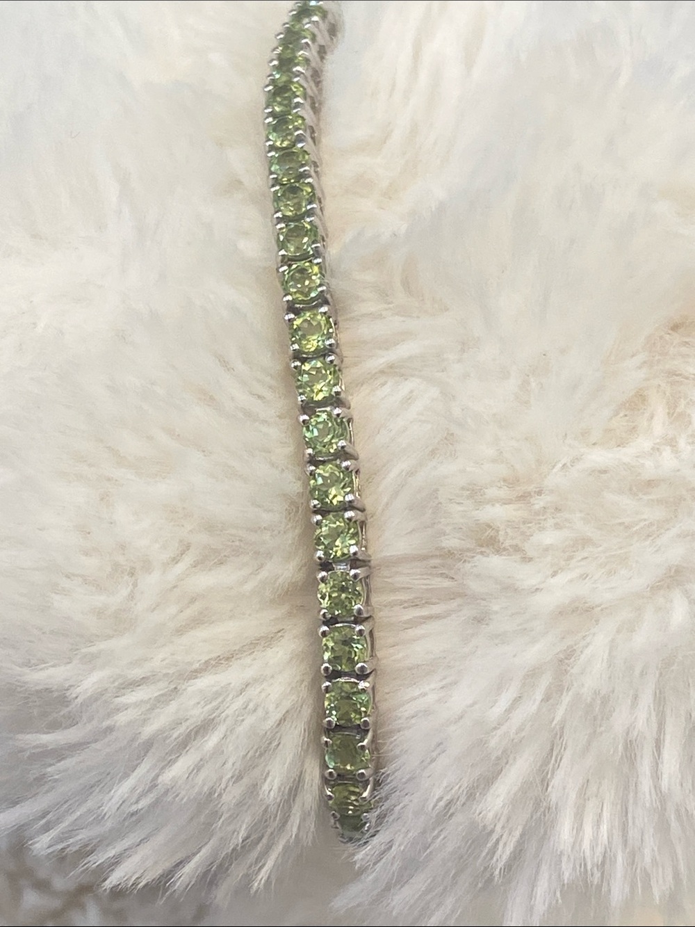 Peridot Bolo Bracelet